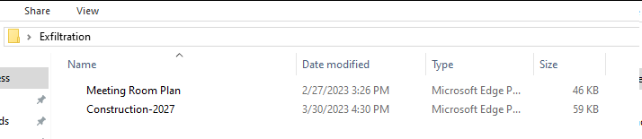 Files for exfiltration CyberJunkie explains