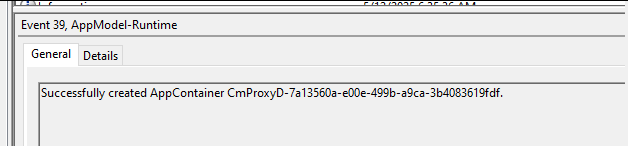 Event39 AppContainer