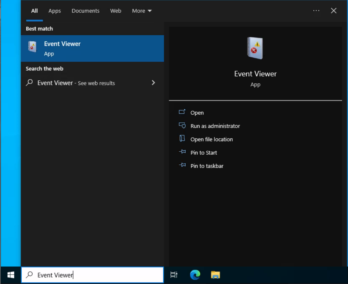 windows event log viewer