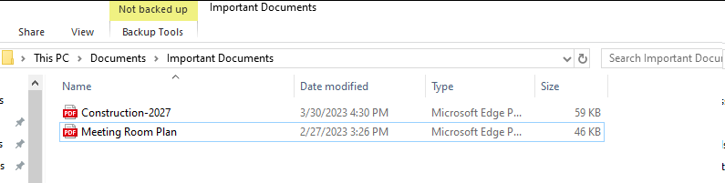 Files to be exfiltrated