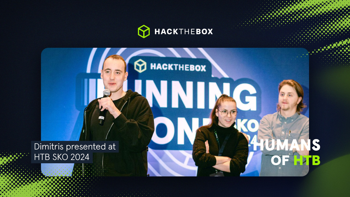 Dimitris presented at HTB SKO 2024.