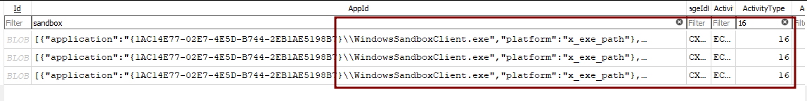 Add a filter - Sandbox Exfiltration
