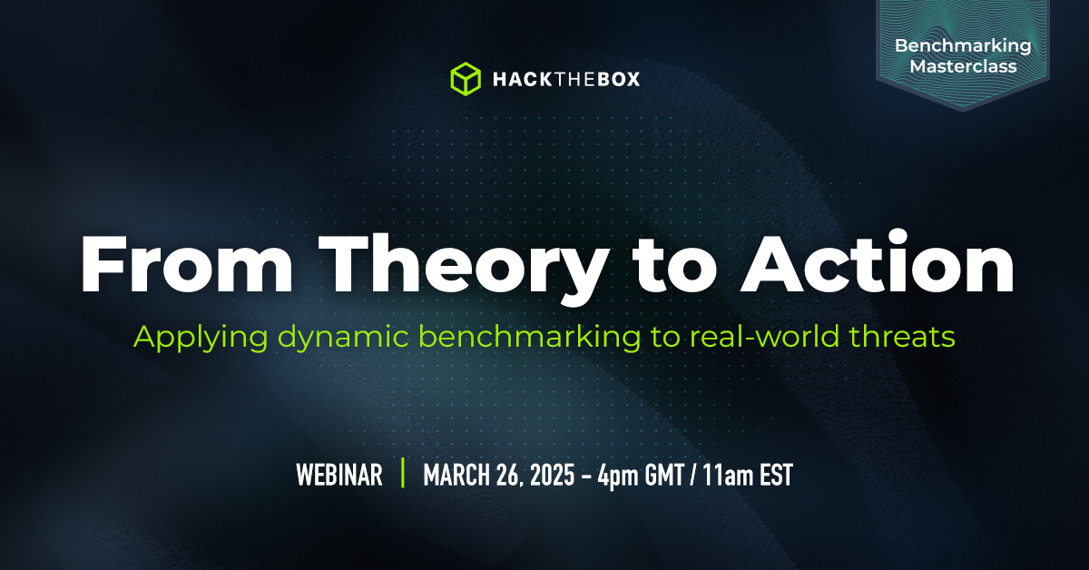 Benchmarking masterclass webinar series
